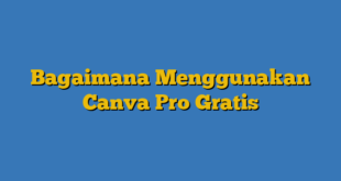 Bagaimana Menggunakan Canva Pro Gratis