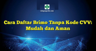 Cara Daftar Brimo Tanpa Kode CVV: Mudah dan Aman