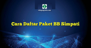 Cara Daftar Paket BB Simpati