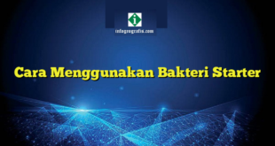 Cara Menggunakan Bakteri Starter