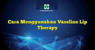 Cara Menggunakan Vaseline Lip Therapy