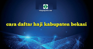 cara daftar haji kabupaten bekasi