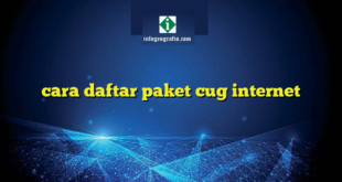 cara daftar paket cug internet