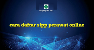 cara daftar sipp perawat online