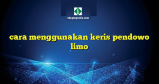 cara menggunakan keris pendowo limo