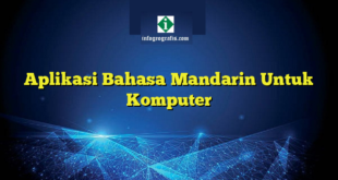 Aplikasi Bahasa Mandarin Untuk Komputer