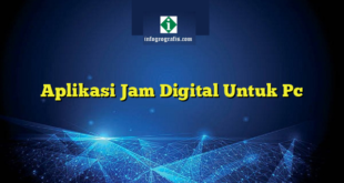 Aplikasi Jam Digital Untuk Pc