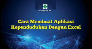 Cara Membuat Aplikasi Kependudukan Dengan Excel