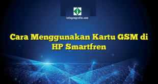 Cara Menggunakan Kartu GSM di HP Smartfren