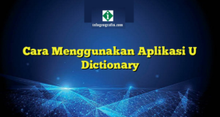 Cara Menggunakan Aplikasi U Dictionary